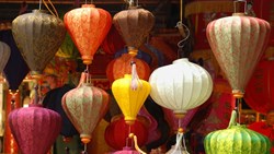 Xl Hanoi Colourful Asian Lamps Shop Vietnam