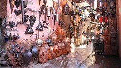 XL Morocco Marrakesh Souvenir Lamp Shop Medina