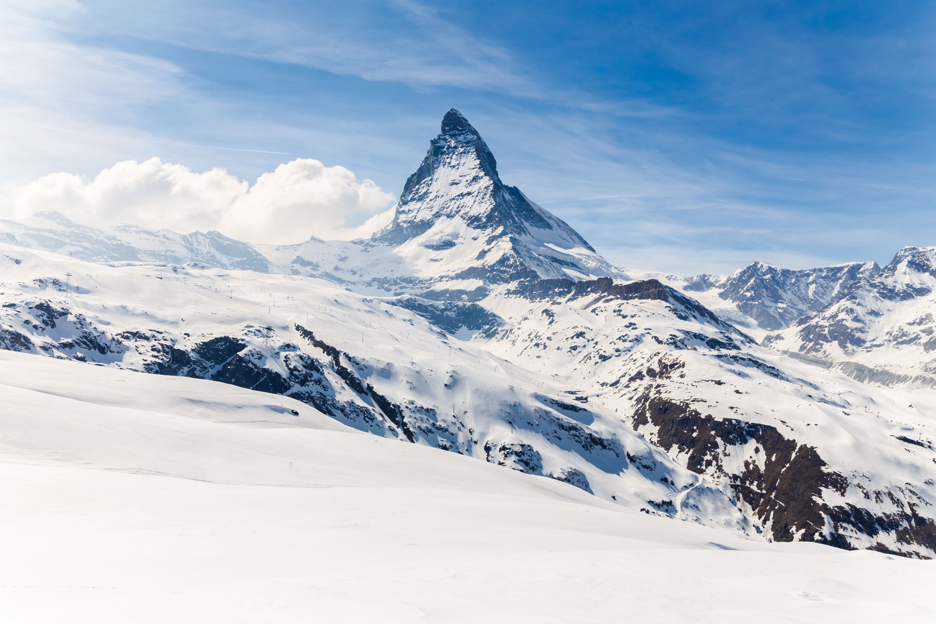 Xl Switzerland Glacier Express Zermatt Matterhorn Winter