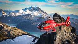 XL Canada Whistler Blackcomb Mountains Helicopter Flying