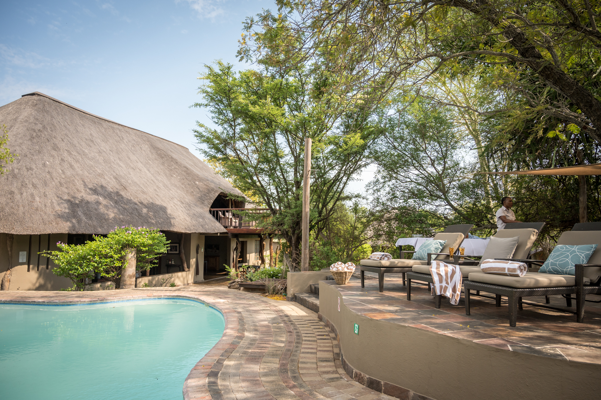 Small South Africa Kambaku Safari Lodge Pool Deck