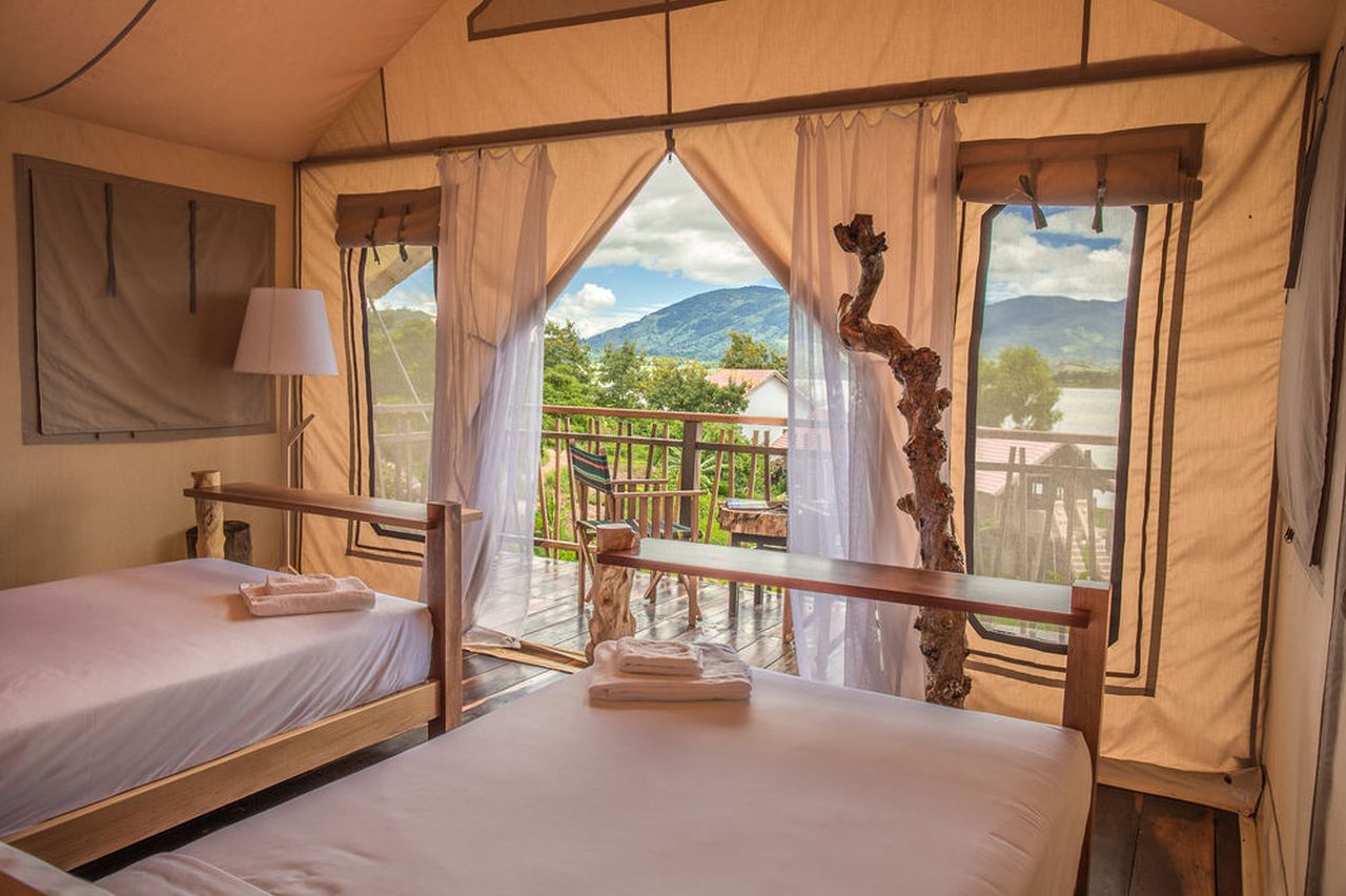 Small Vietnam Lak Lake Tented Camp Tent Exterior