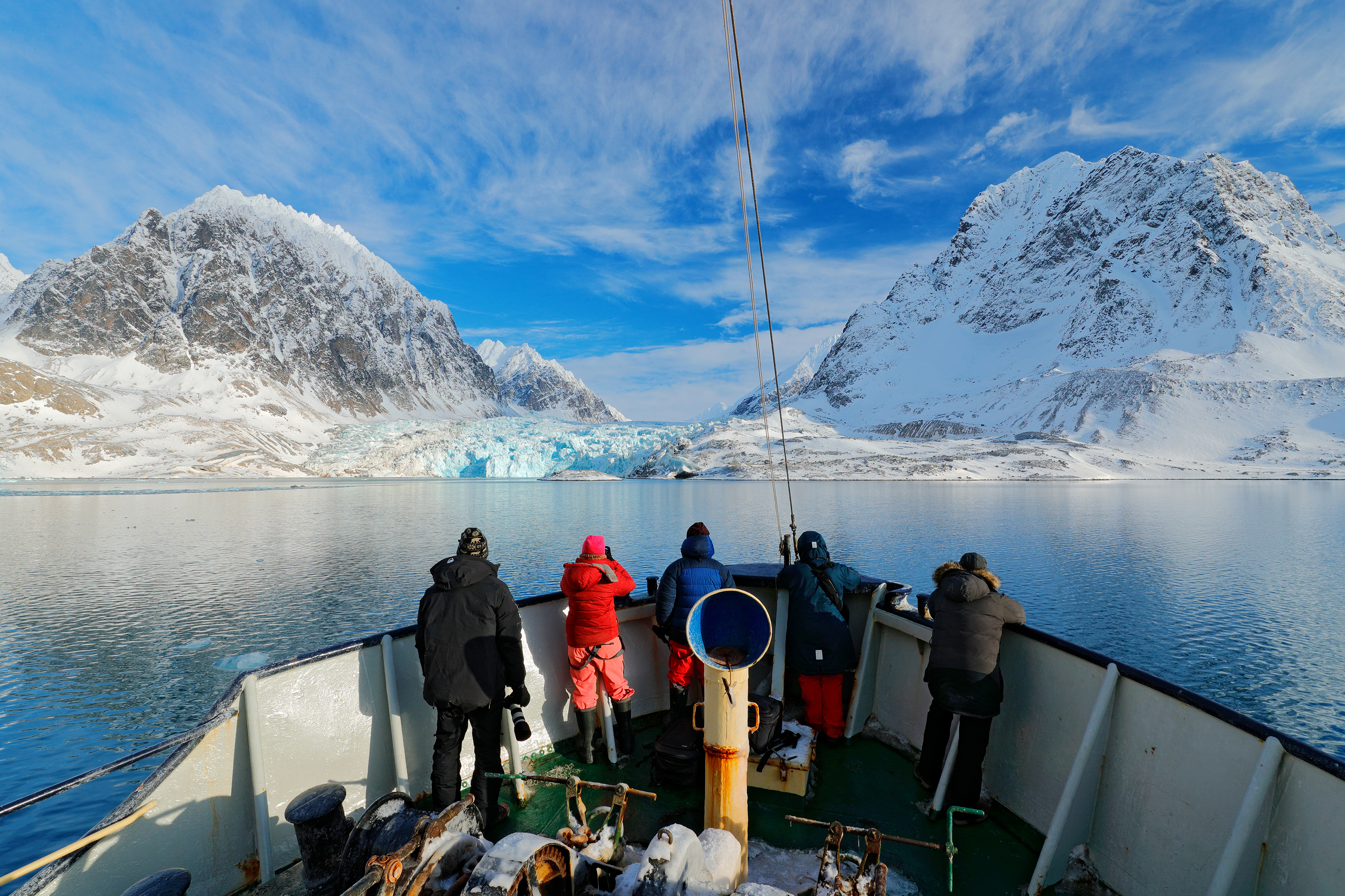 Xl Svalbard Nordenskjold Glacier Boat People