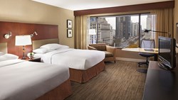 Small Hilton Toronto Canada Standard Double Room