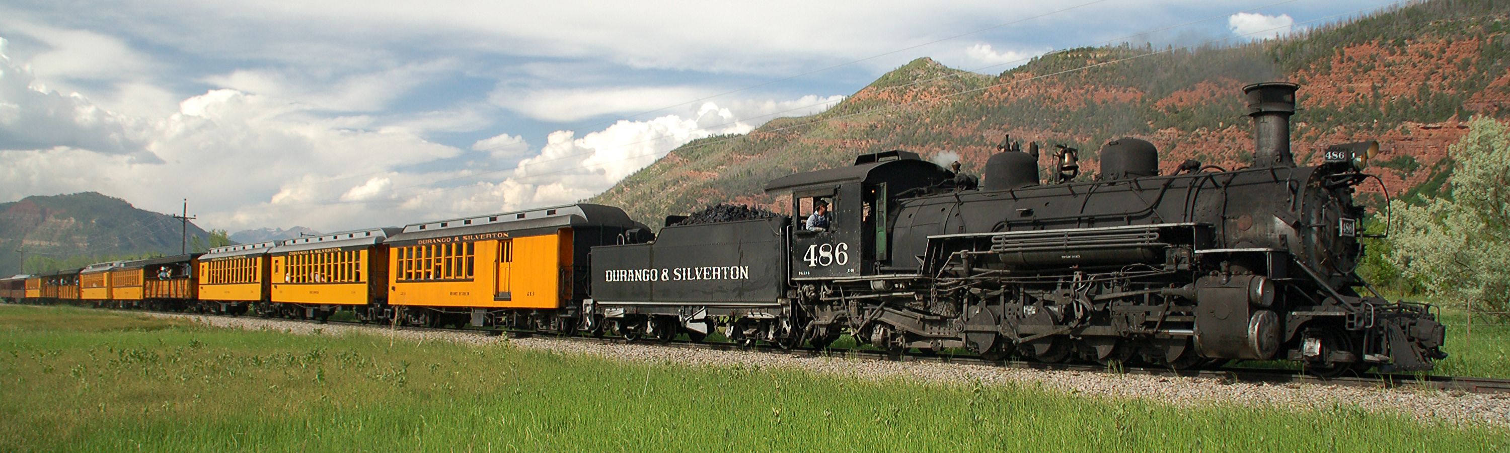 XL USA Colorado Durango Silverton Train Panorama