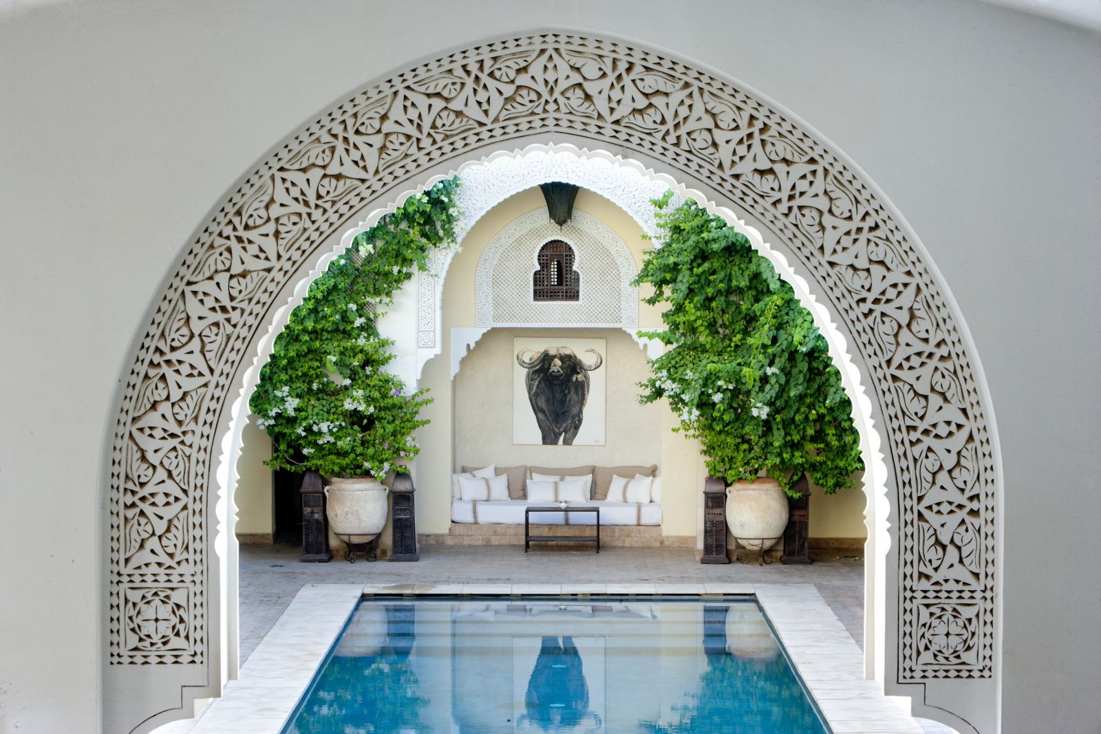 Xl Morocco Marrakech La Villa Des Orangers Hotel Pool Art