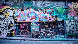 XL Melbourne Australia Streetart Bicycles