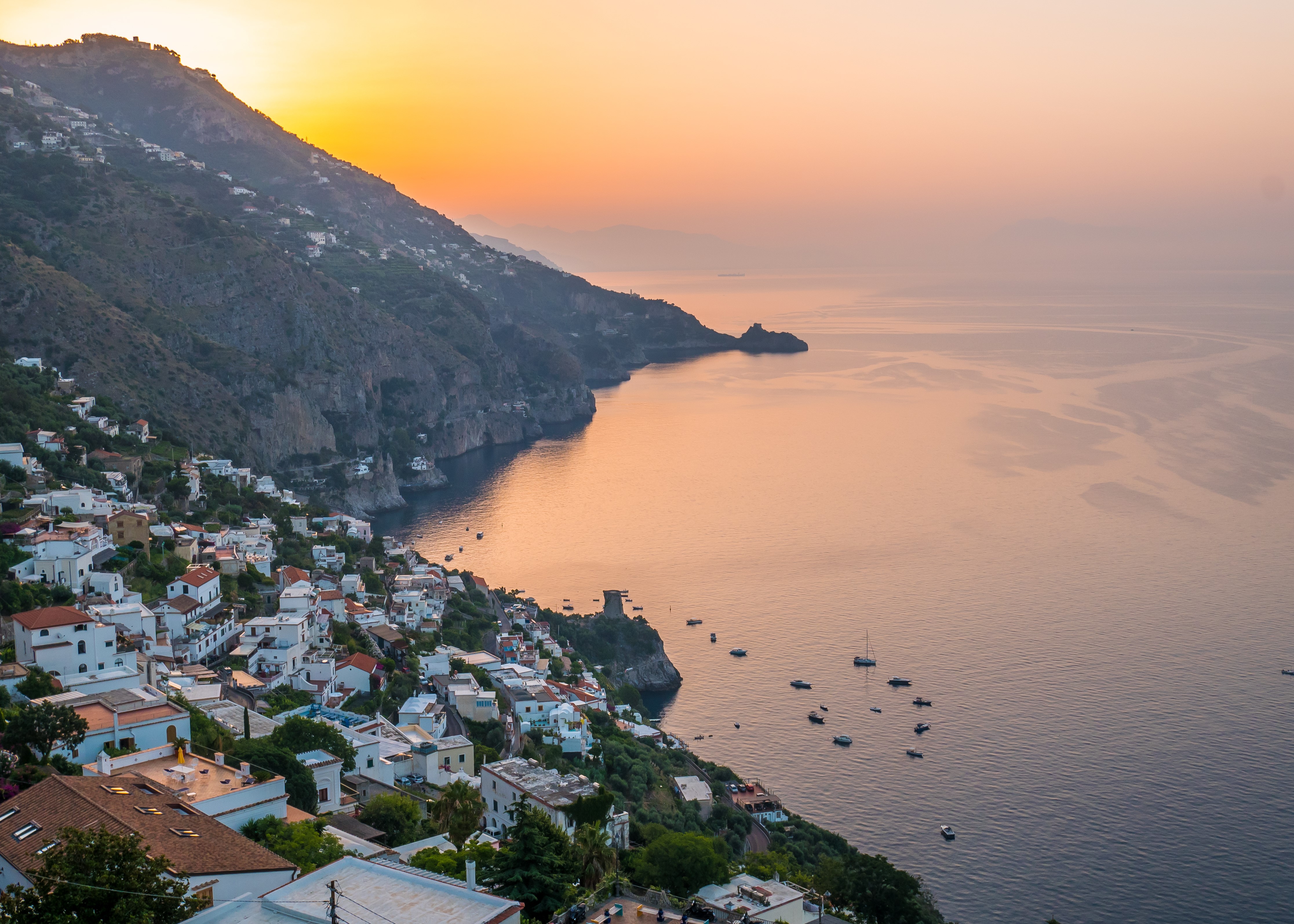 Xl Italy Praiano Amalfi Coast Sunrise