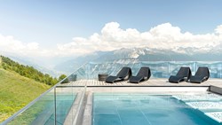 Xl Switzerland Crans Montana Chetzeron Pool Summer