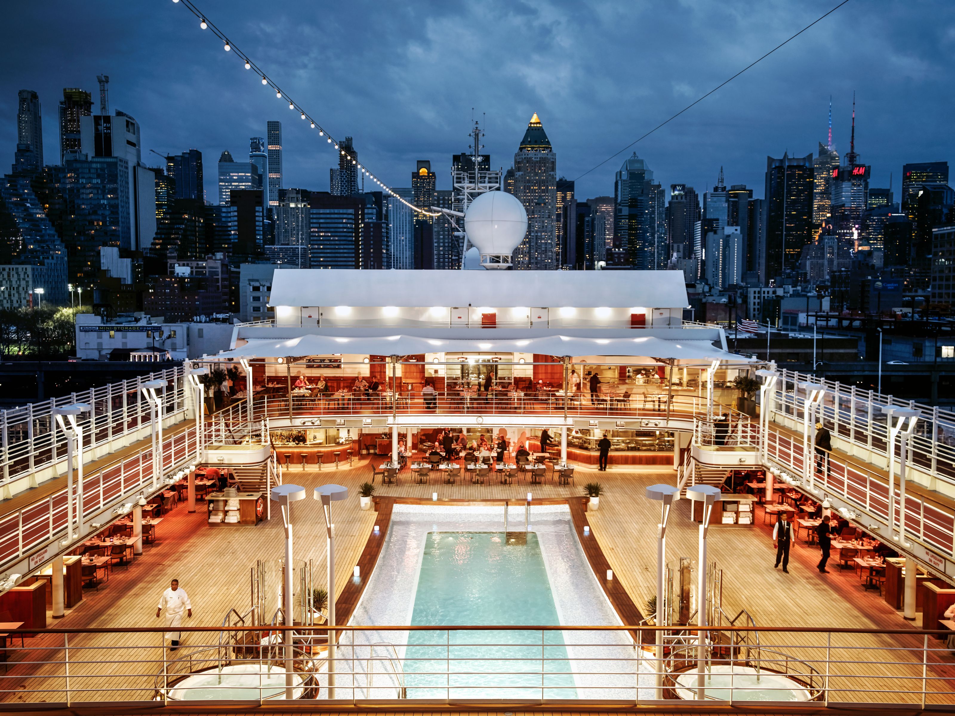 Xl Cruise Silversea Cruises Silver Muse Pool New York