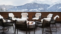 Xl Switzerland Crans Montana Crans Ambassador La Terrasse Valaisanne Firepit