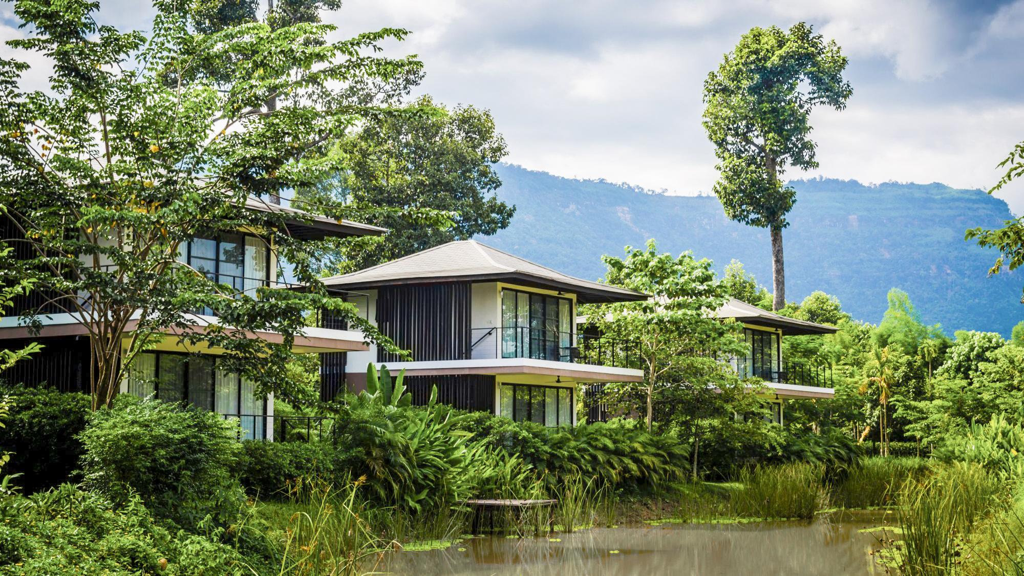 Xl Laos Champasak The River Resort Villas Garden View