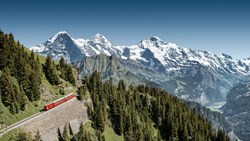 Xl Switzerland Jungfraujoch Railway Eiger Moench Jungfrau DKPL 102396
