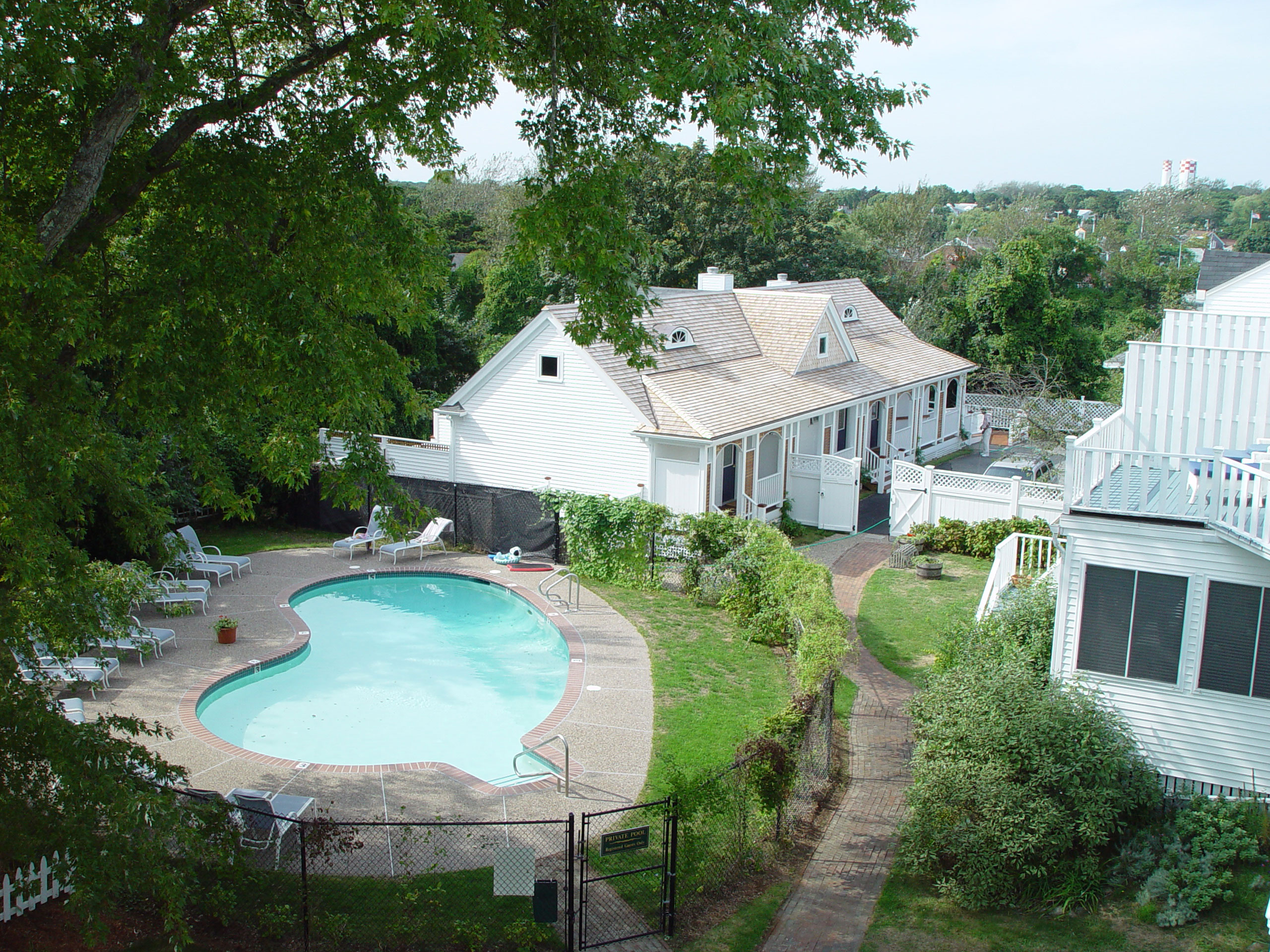 Xl USA MA Cape Cod Queen Ann Inn Cafe Lounge Pool