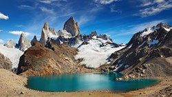 XL Argentina Patagonia Laguna De Los Tres And Mount Fitz Roy, Los Glaciares National Park
