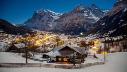 Xl Switzerland Grindelwald City Night