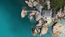 Xl Vietnam Six Senses Ninh Van Bay Aerial The Rock Retreat Top