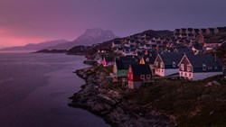 Xl Greenland Nuuk Sunset