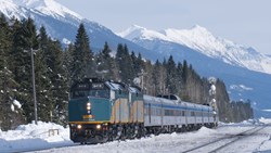 Xl The Canadian Train Canada Winter View