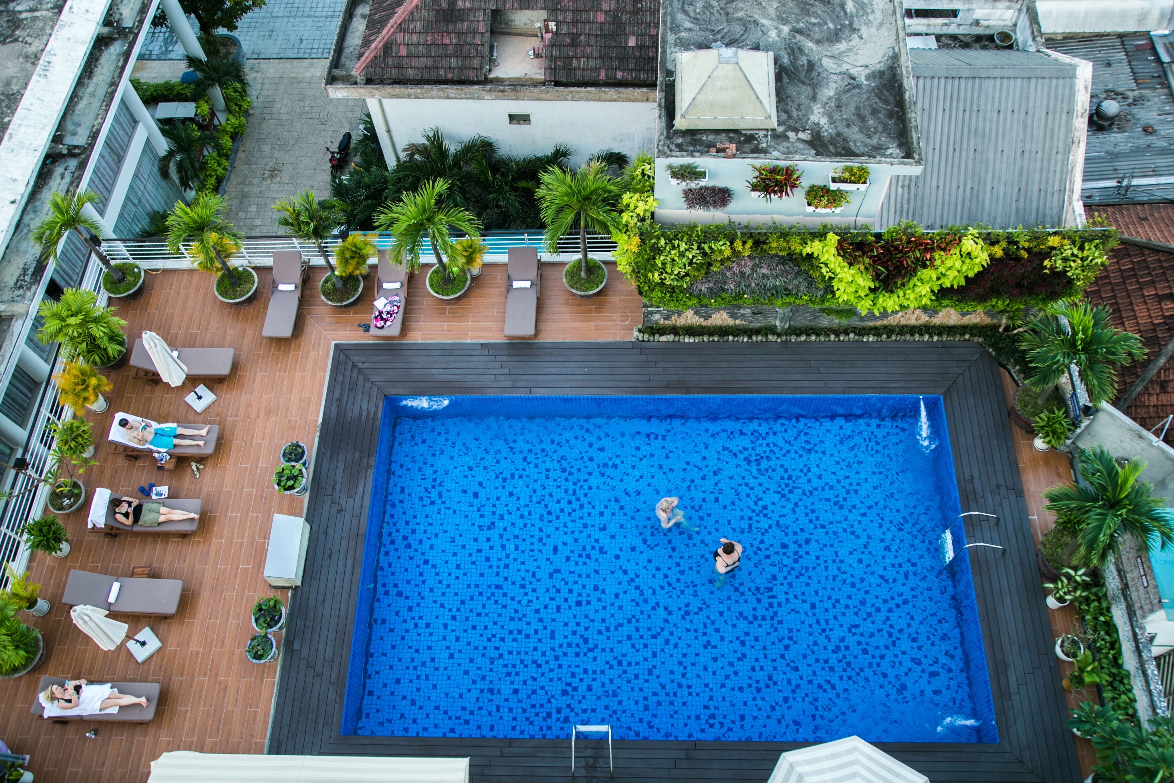 XL Vietnam Hue Rosaleen Boutique Hotel Pool Aireal View