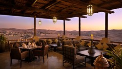 Xl Abu Dhabi Hotel Qasr Al Sarab Desert Resort View From Suhail Restaurant