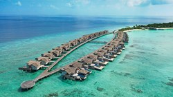 XL Maldives Fairmont Sirru Fen Fushi Water Villa Aerial