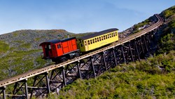 Small Usa New Hampshire The Mount Washington Cog Railway