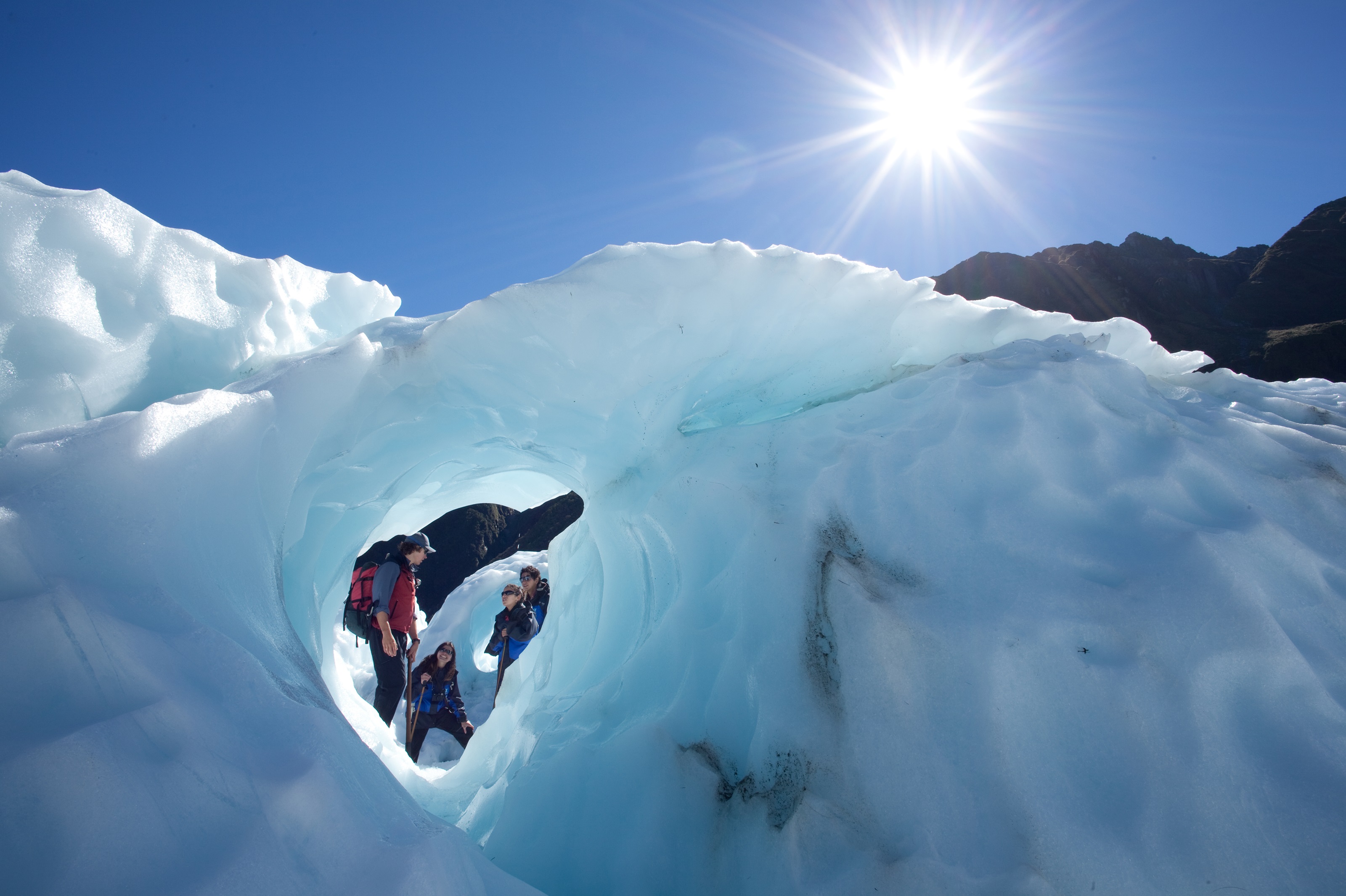 XL New Zealand Fox Glacier Helicopter Hike Ice