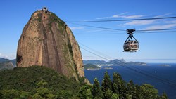 XL Brazil Rio De Janeiro Sugar Loaf Mountain And Cable Car