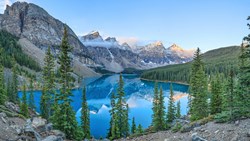 XL Moraine Lake Is A Glacially Fed Lake In Banff National Park