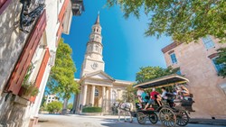 Xl USA South Carolina Charleston Horse Carriage Tour Historical Downtown Area