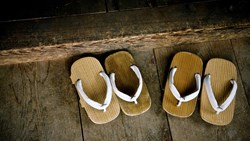 Xl Japan Shiga Onsen Bath Flip Flops Sandals Wooden Floor