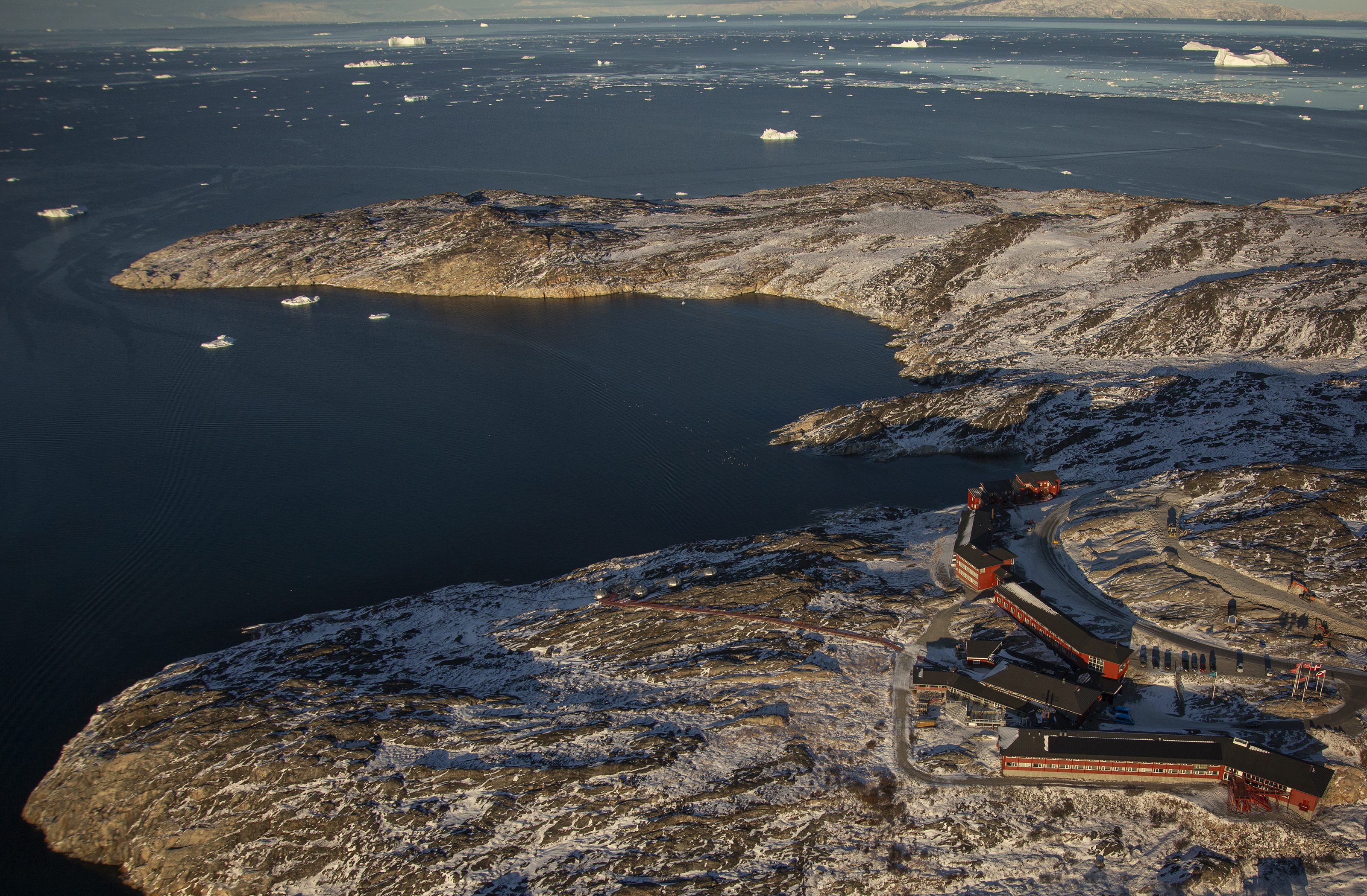 XL Greenland Illulisat Hotel Arctic Aerial
