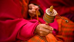 Xl Bhutan Monk Prayer Wheel