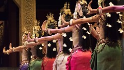 Xl Cambodia Apsara Dancers Group Hands
