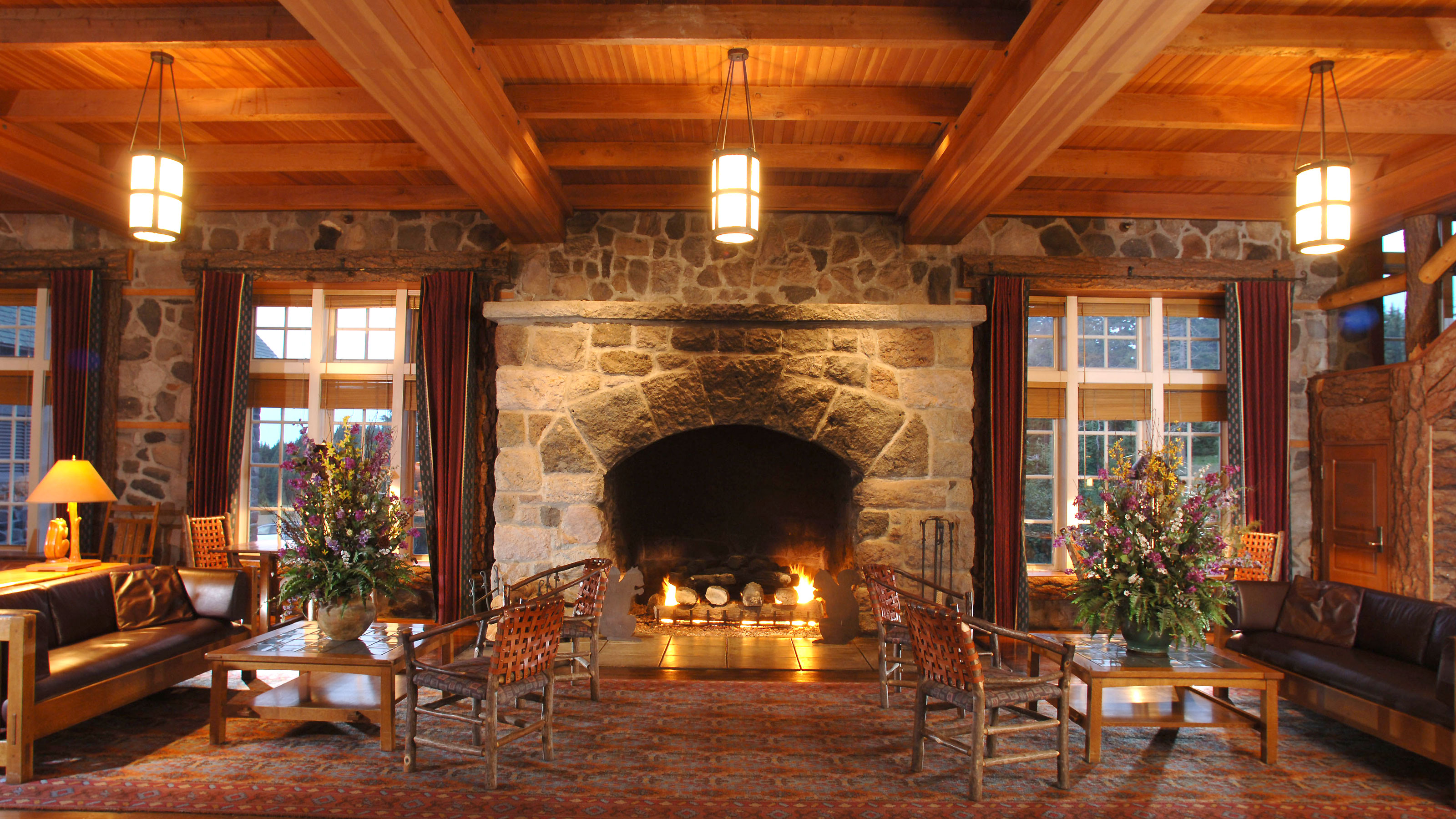 Xl Usa Oregon Crater Lake Lodge Lobby Copy