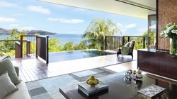 XL Seychelles Praslin Raffles Seychelles 1 Bedroom Villa Lounge