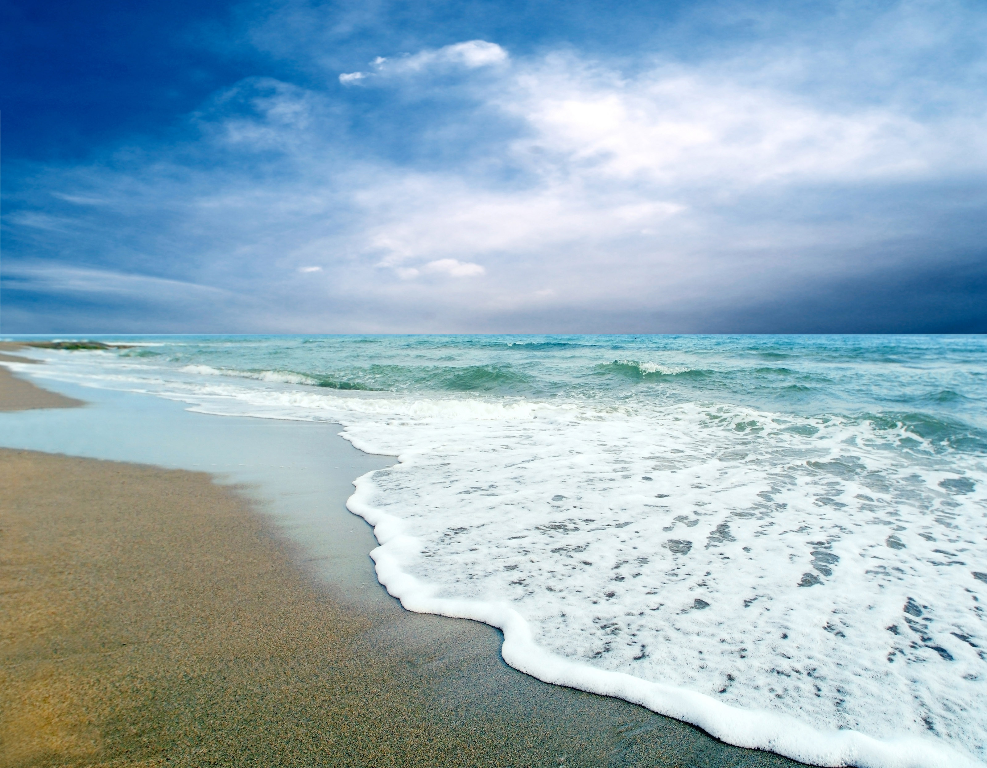 Xl Hawaii Beach Clouds Nature