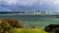 XL Auckland Waitemata Harbour Devonport New Zealand View Sea City