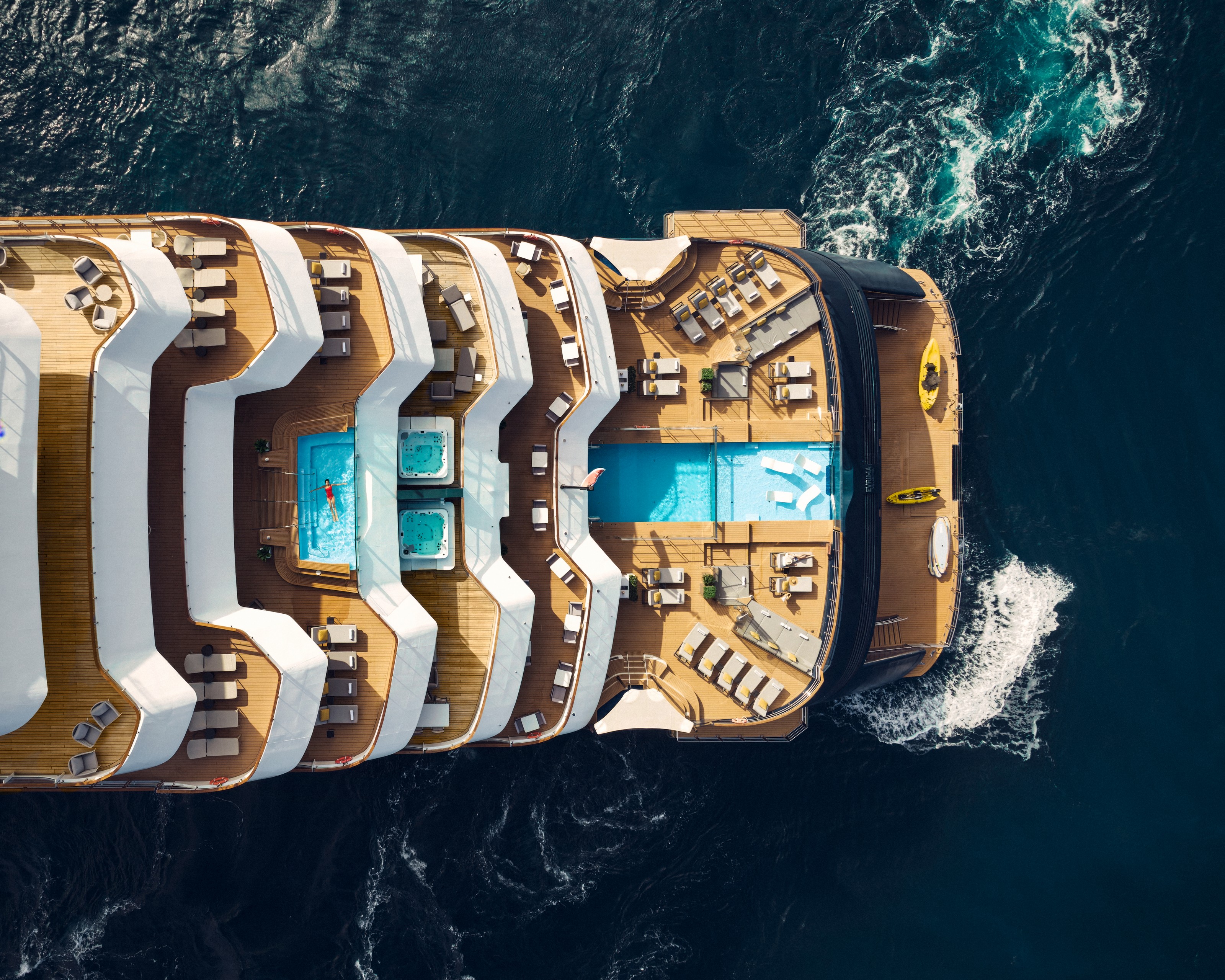 XL Cruise The Ritz Carlton YC Evrima Aerial