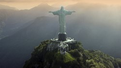 Xl Brazil Rio De Janeiro The Statue Of Christ At Corcovado