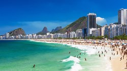 XL Brazil Rio De Janeiro Copacabana Beach View