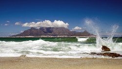 Xl South Africa Cape Town Tablle Mountain Beach Sea