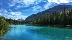 Xl Banff Nationalpark Canada Bow River Nature