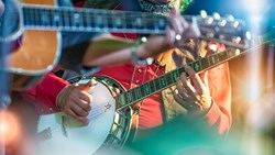 XL Usa Tennessee Nashville Banjoplayer