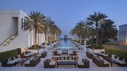 Xl Oman Hotel The Chedi Muscat The Long Pool Cabana Asian Restaurant Pool