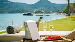 XL Greece Corfu Domes Miramare Pavilion Retreat Waterfront Outdoor Area