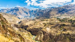 XL Peru Arequipa Colca Canyon Incas Farming Terraces