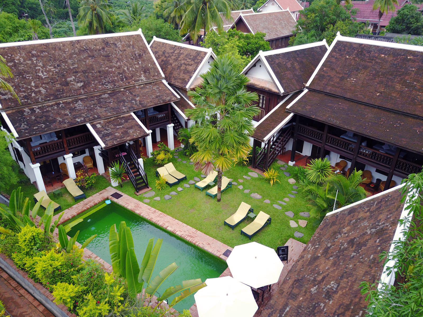 Xl Laos Villa Maydou Aerial Pool