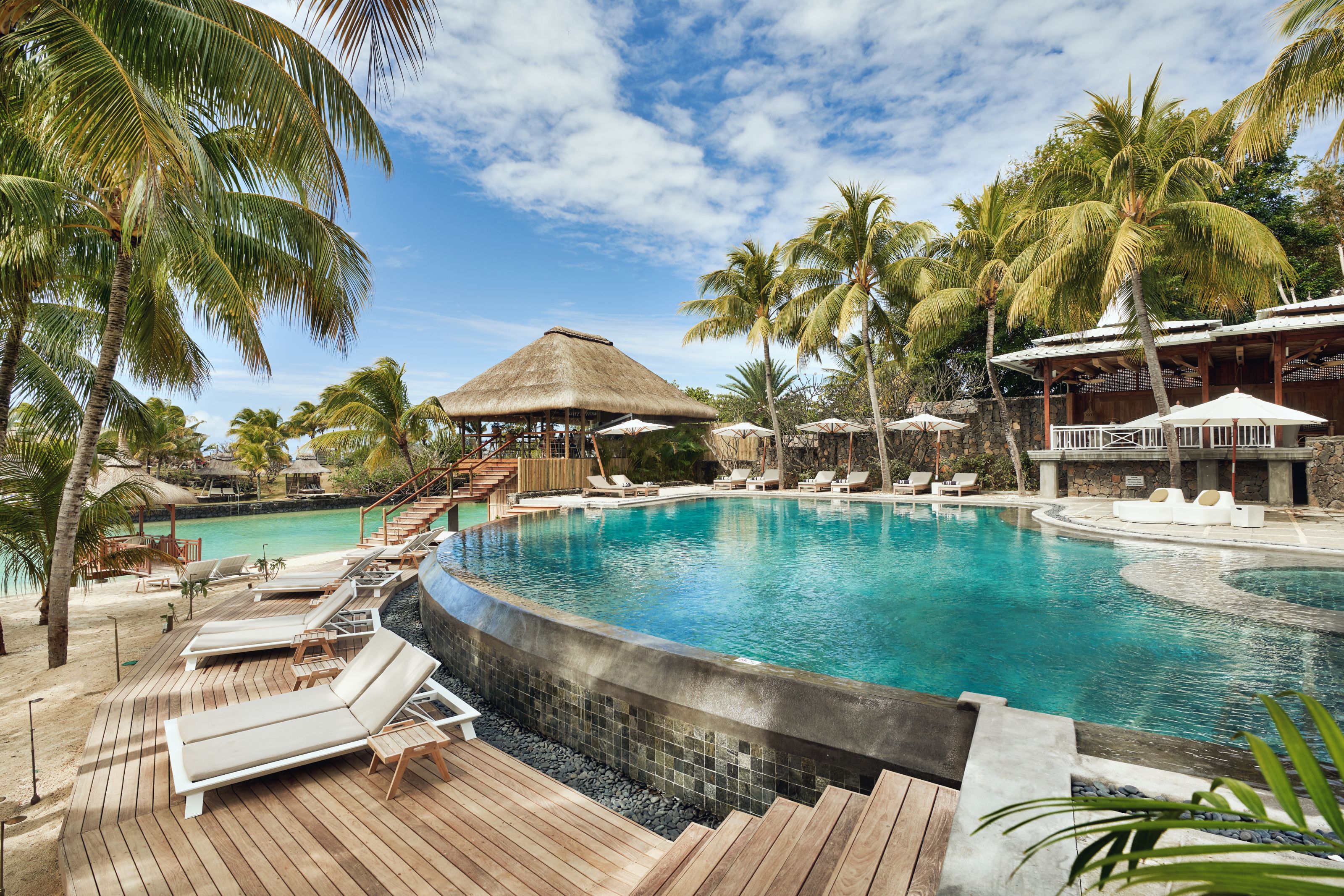 Xl Mauritius Paradise Cove Main Pool Sun Chairs